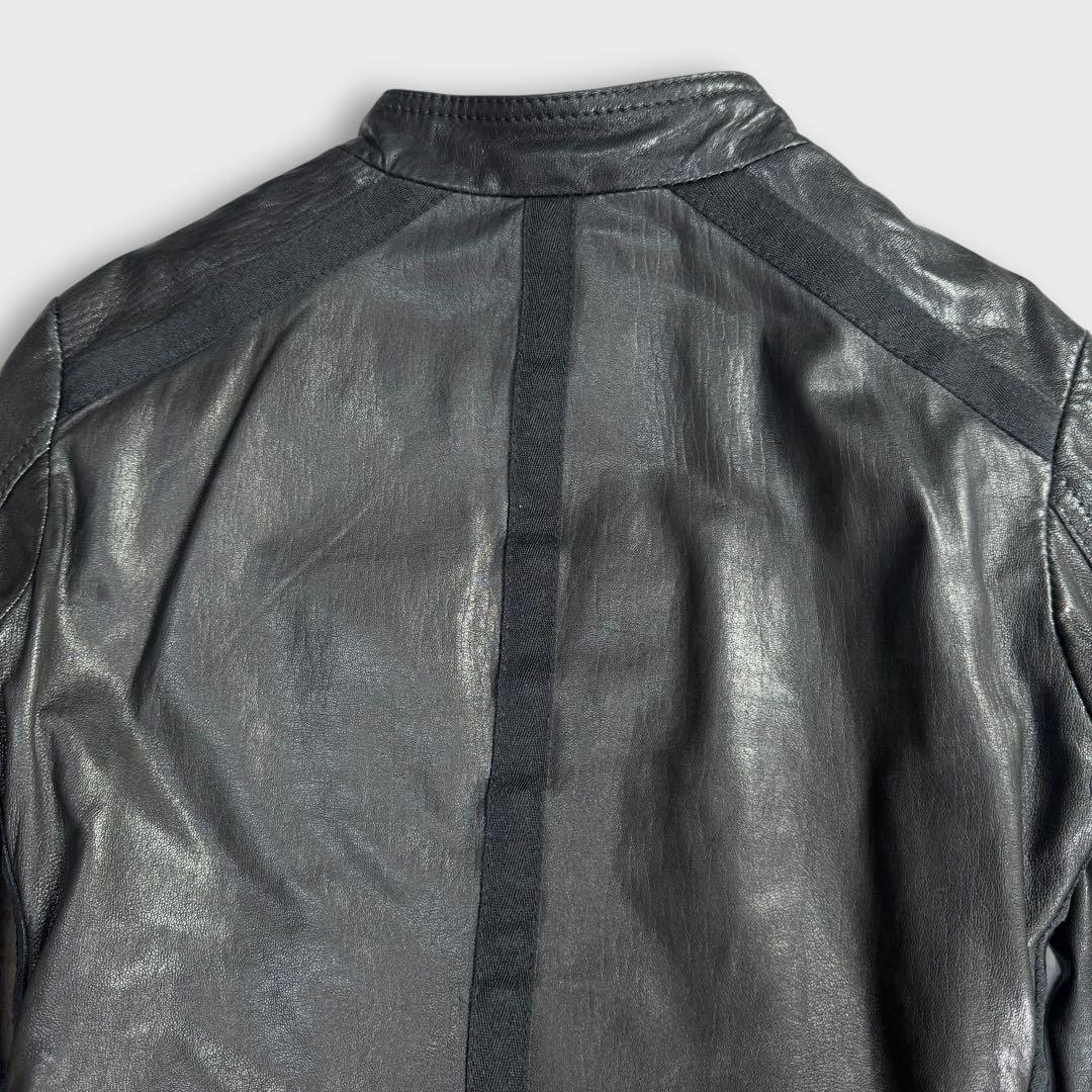 ちゃむち様 ドルチェ&ガッバーナ ライダースジャケット ブラック レオパード 豹