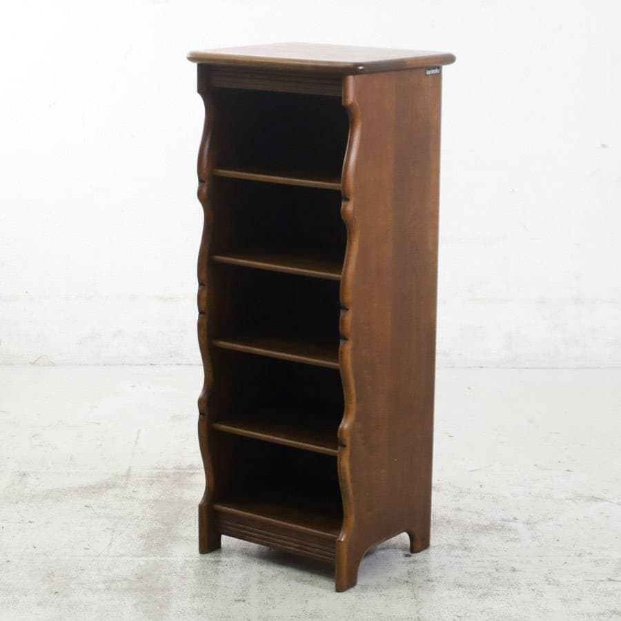 カリモク家具 コロニアル スリッパラック 花台 ブナ材 5足収納 高さ80cm