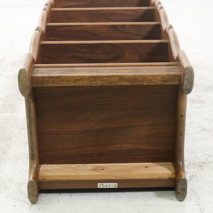 カリモク家具 コロニアル スリッパラック 花台 ブナ材 5足収納 高さ80cm