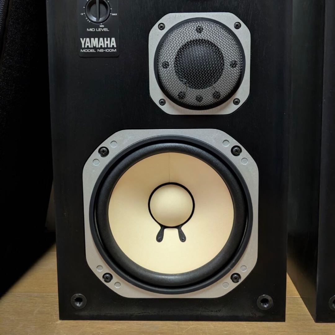 【美品】YAMAHA NS-100M ヤマハ 3ウェイスピーカー ペア ③