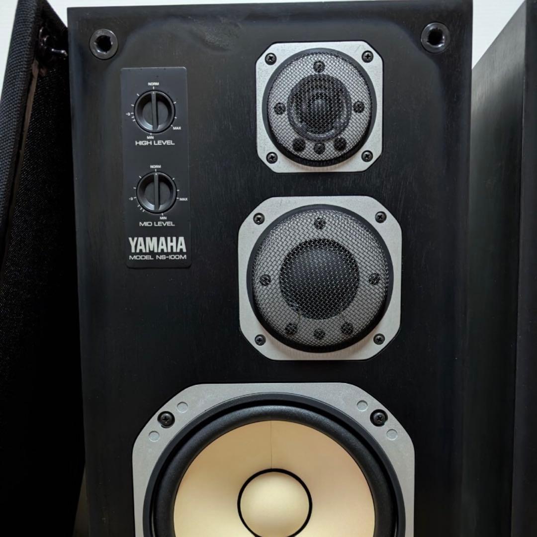 【美品】YAMAHA NS-100M ヤマハ 3ウェイスピーカー ペア ③