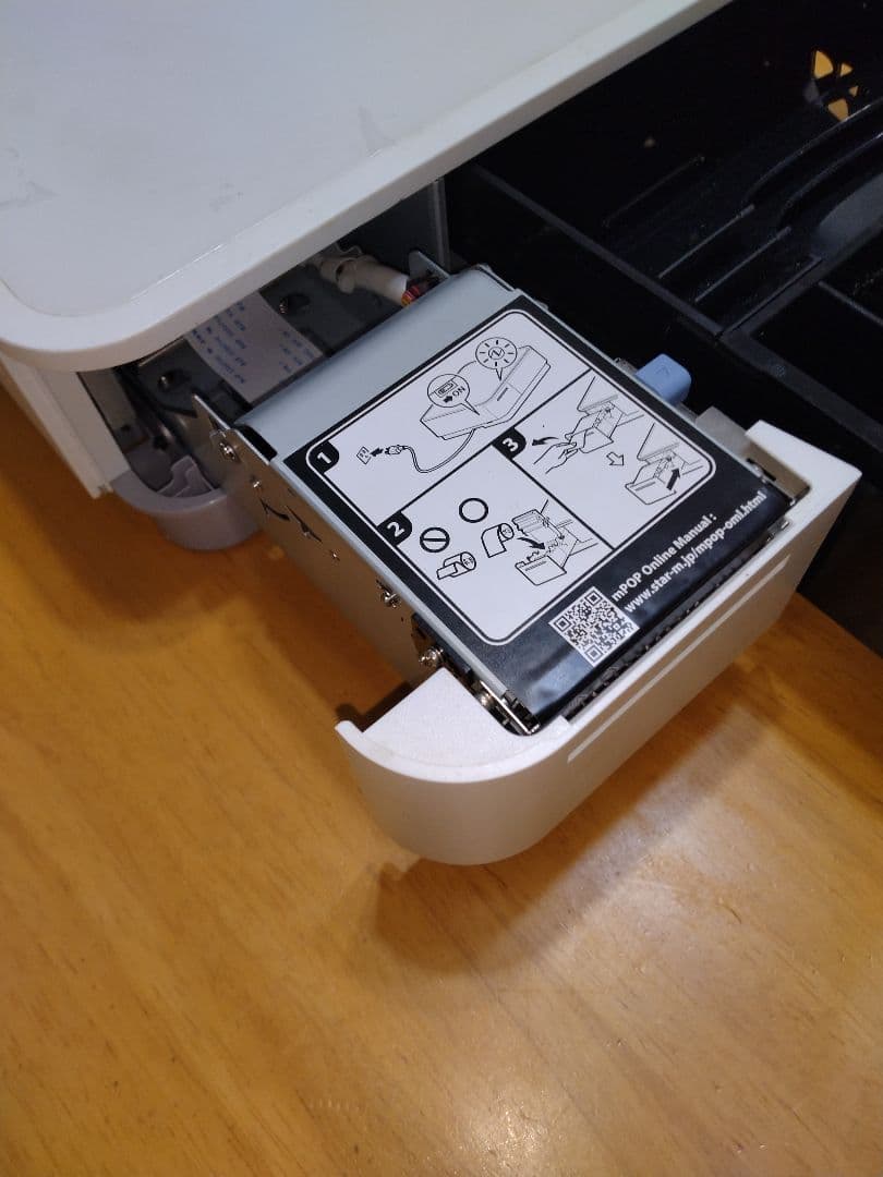 スター精密　mpopエアレジ対応プリンタ付きドロアー