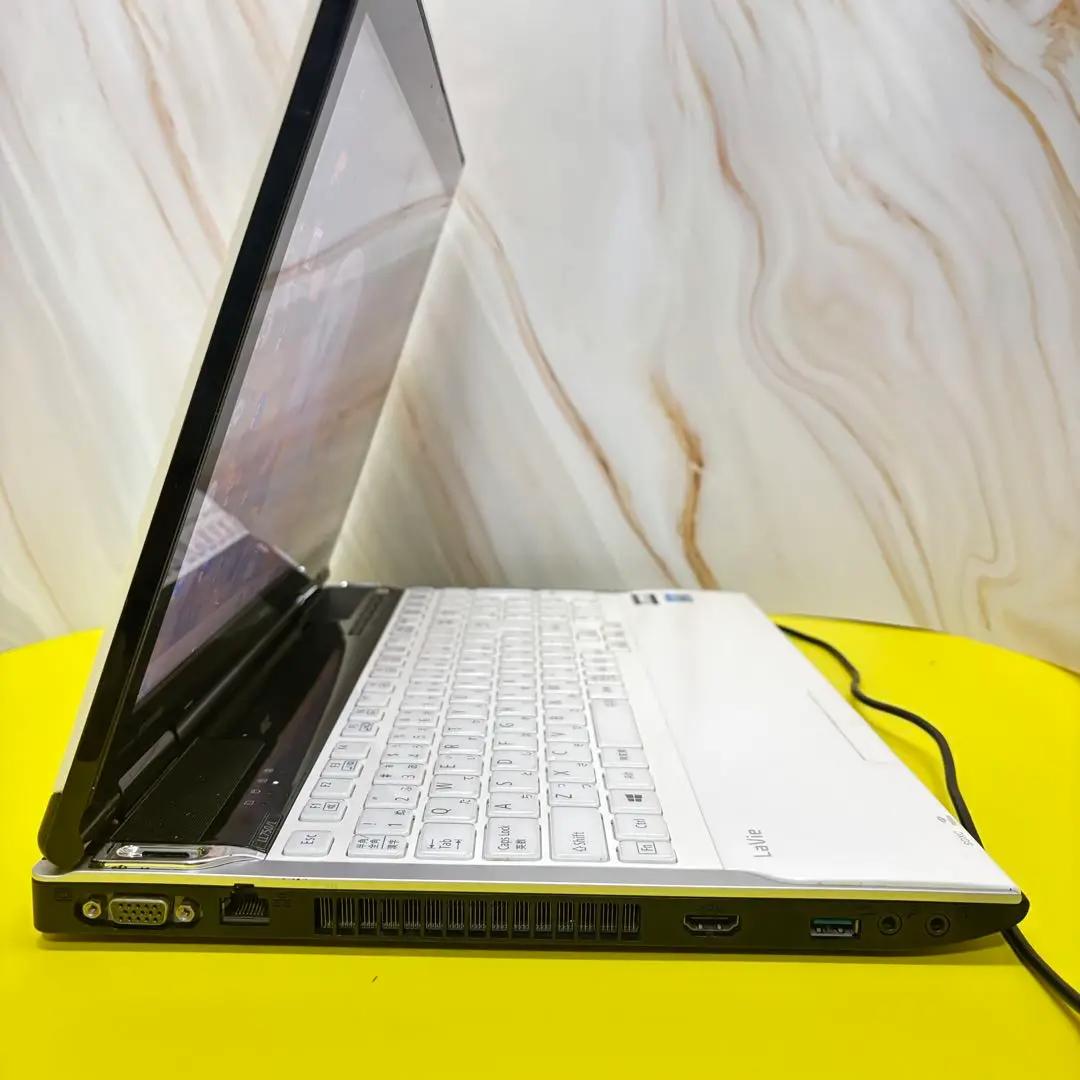 高性能i7【オフィス付】メモリ8GB★NECノートPC★爆速SSDでサクサク作業