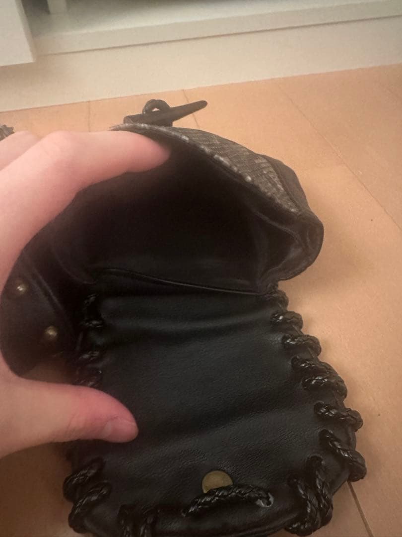 00s Tornado Mart Python Leather bag v系