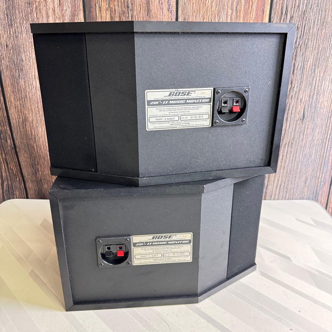 BOSE 201-Ⅱ MUSIC MONITOR 2個セット オーディオ機器
