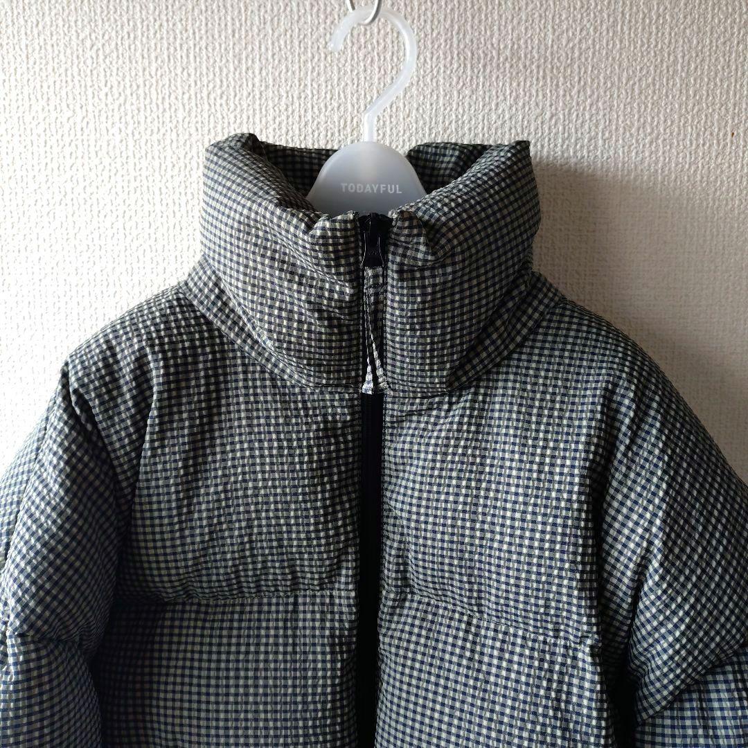 TODAYFUL Check Down Jacket 38 ミント