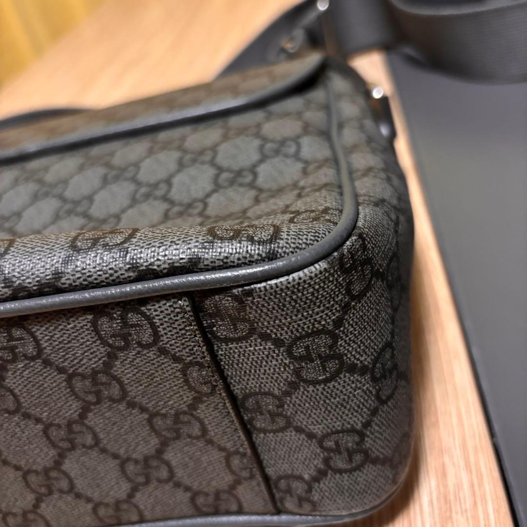 グッチ【美￼品】オフィディア メッセンジャーバッグ GGスプリームキャンバス
