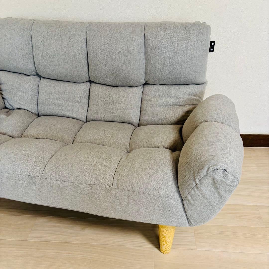 HIA 高さが選べるふんわりカウチソファ ソファ 2人掛け 送料込み