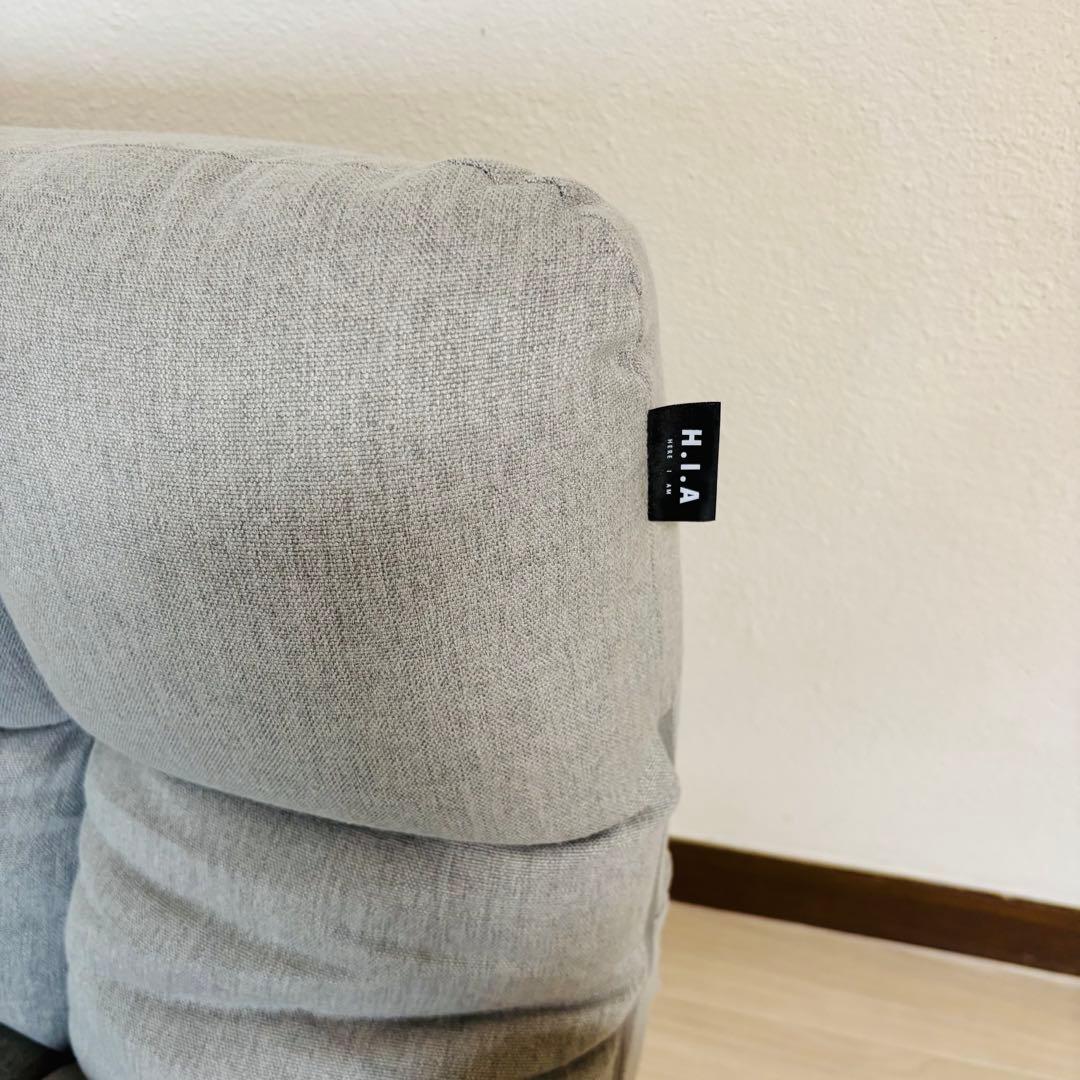 HIA 高さが選べるふんわりカウチソファ ソファ 2人掛け 送料込み