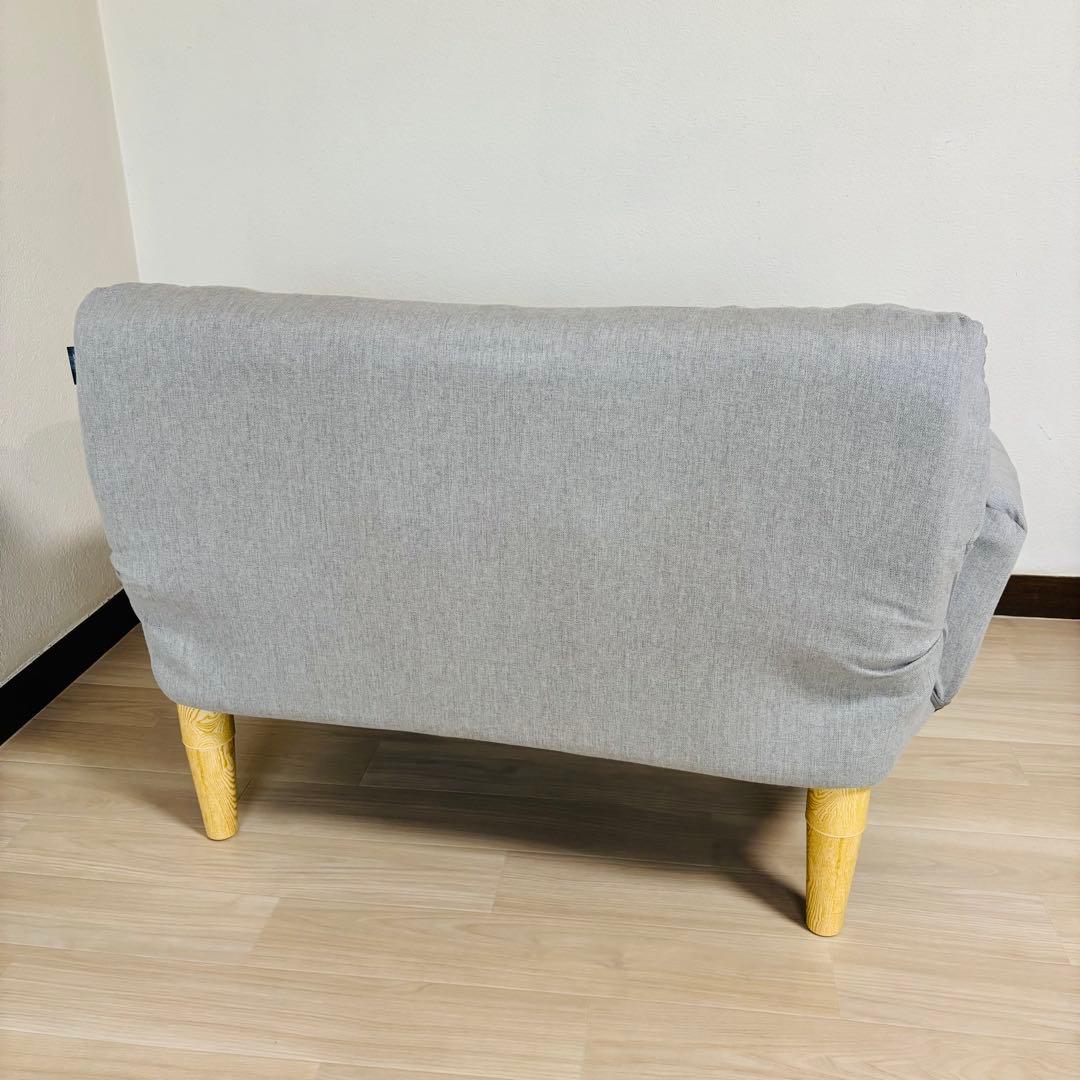 HIA 高さが選べるふんわりカウチソファ ソファ 2人掛け 送料込み