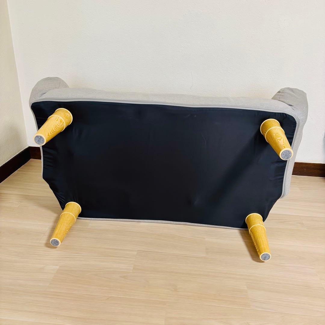 HIA 高さが選べるふんわりカウチソファ ソファ 2人掛け 送料込み