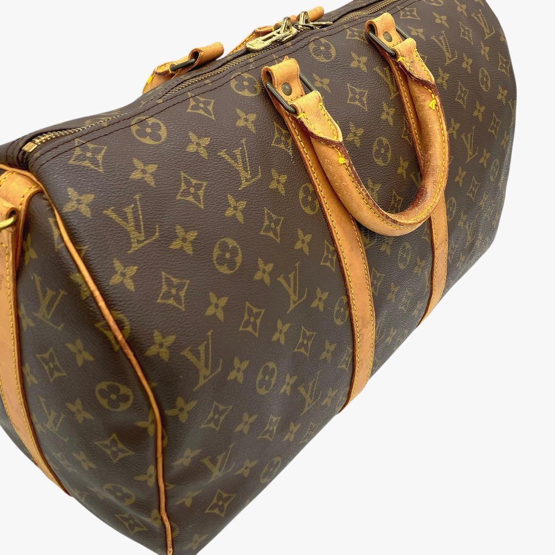 【LOUIS VUITTON】キーポル バンドリエール45 モノグラム　旅行鞄