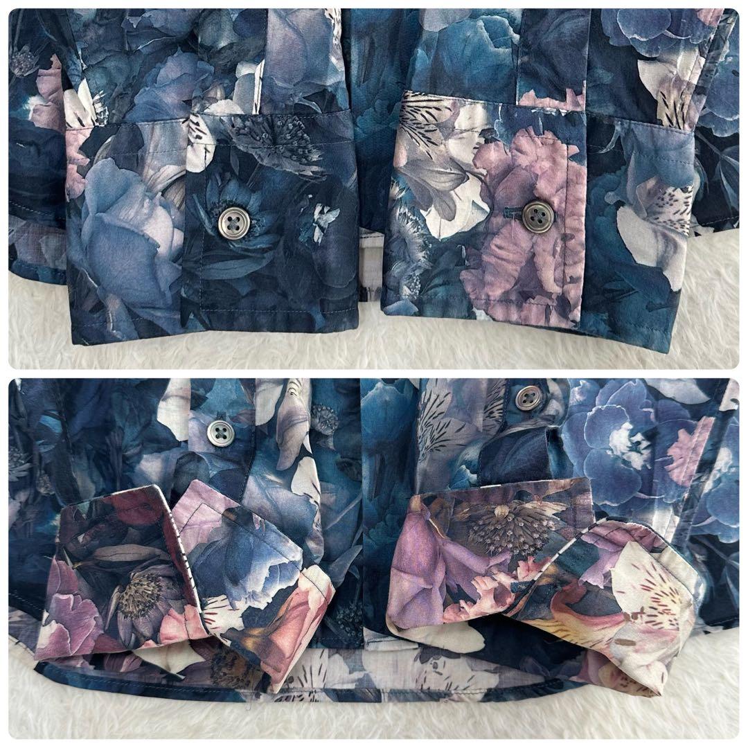 美品✨Paul Smith ポールスミス 花柄シャツ 長袖 総柄 メンズ L