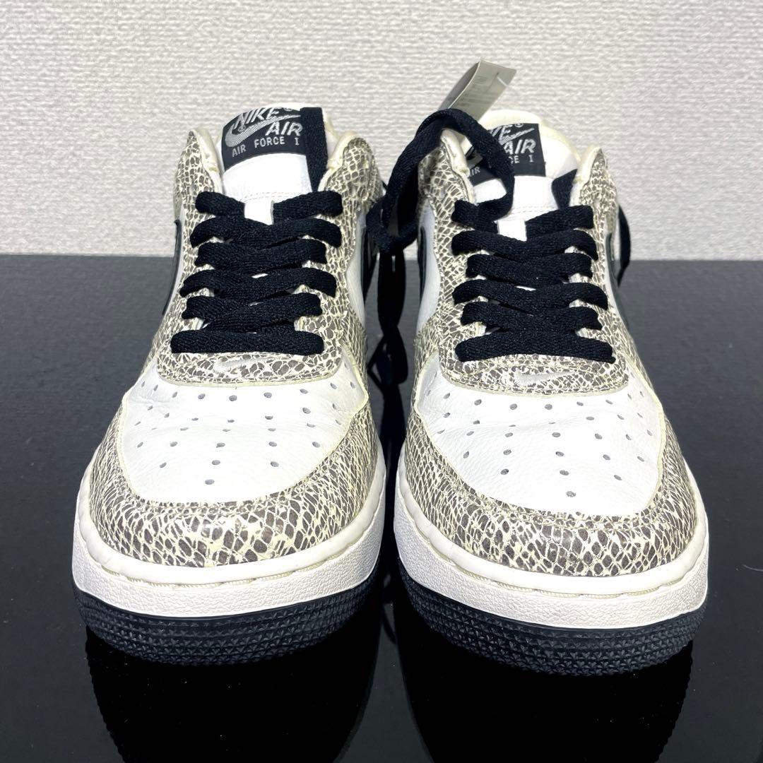 NIKE エアフォース1 27cm 白蛇 スネーク柄 2006年