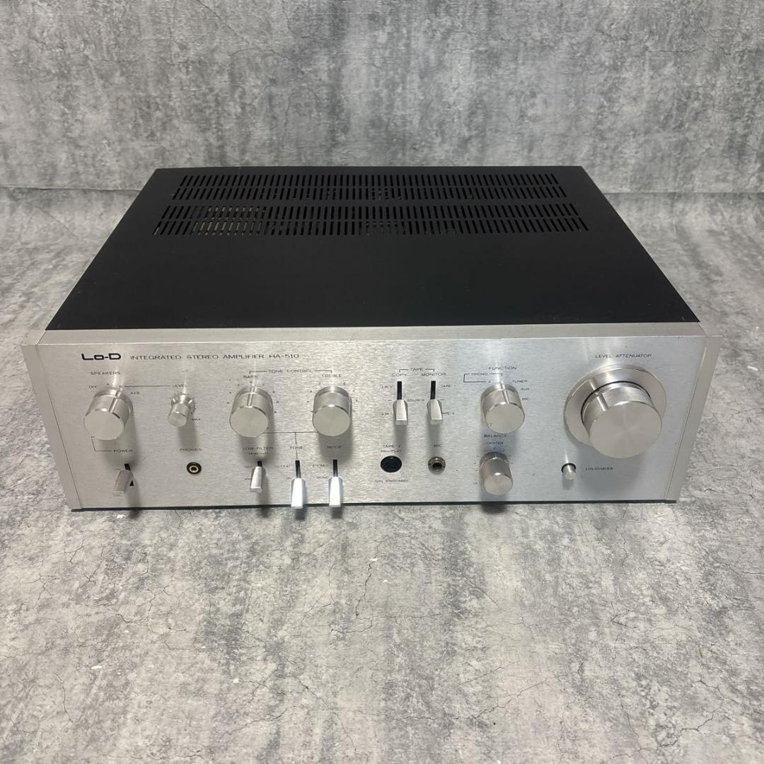 日立 HITACHI Lo-D HA-510 プリメインアンプ 通電確認済