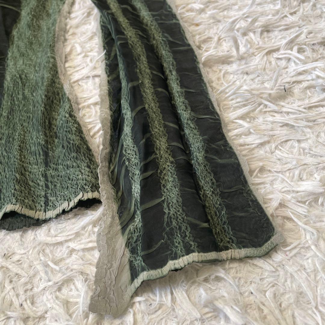 ヨシキヒシヌマ　シースルー長袖シャツ　3