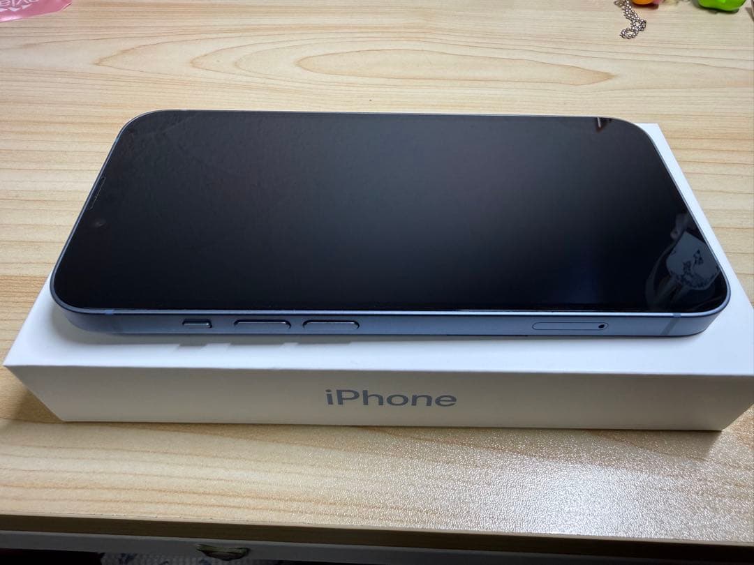 美品 iPhone 14 128GB ブルー SIMフリー Apple