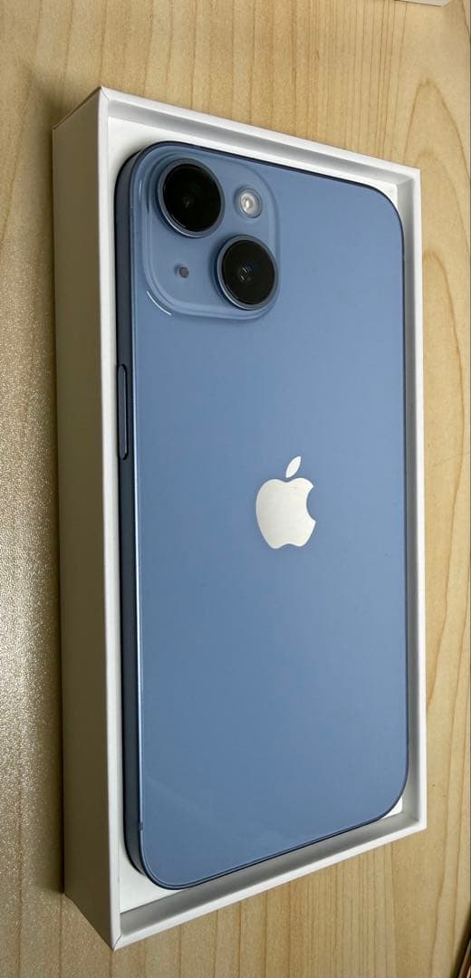 美品 iPhone 14 128GB ブルー SIMフリー Apple