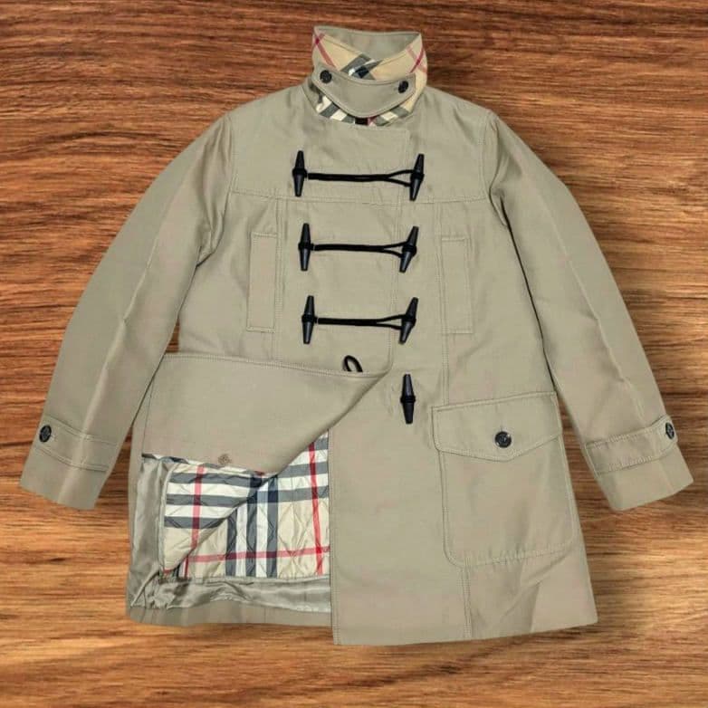 Kuri様リクエスト　バーバリーロンドン ダッフルコート メガチェック
