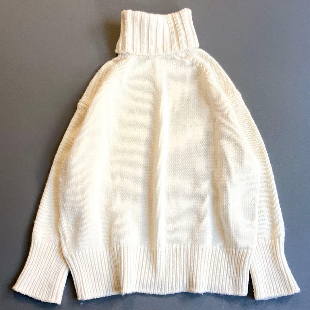 美品 ギャルリーヴィー ファインウーステッド タートルネックプルオーバー 近年
