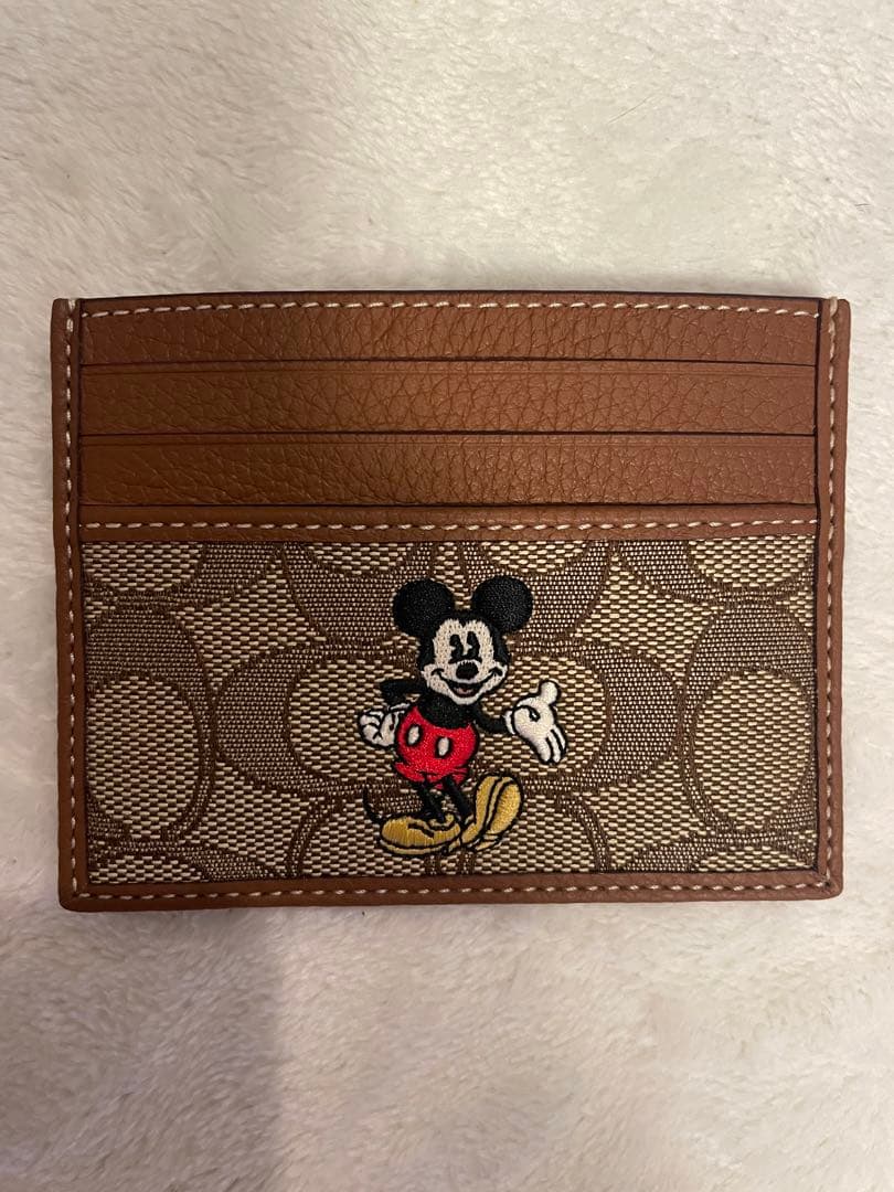 【DISNEY X COACH】スリム ID カード ケース