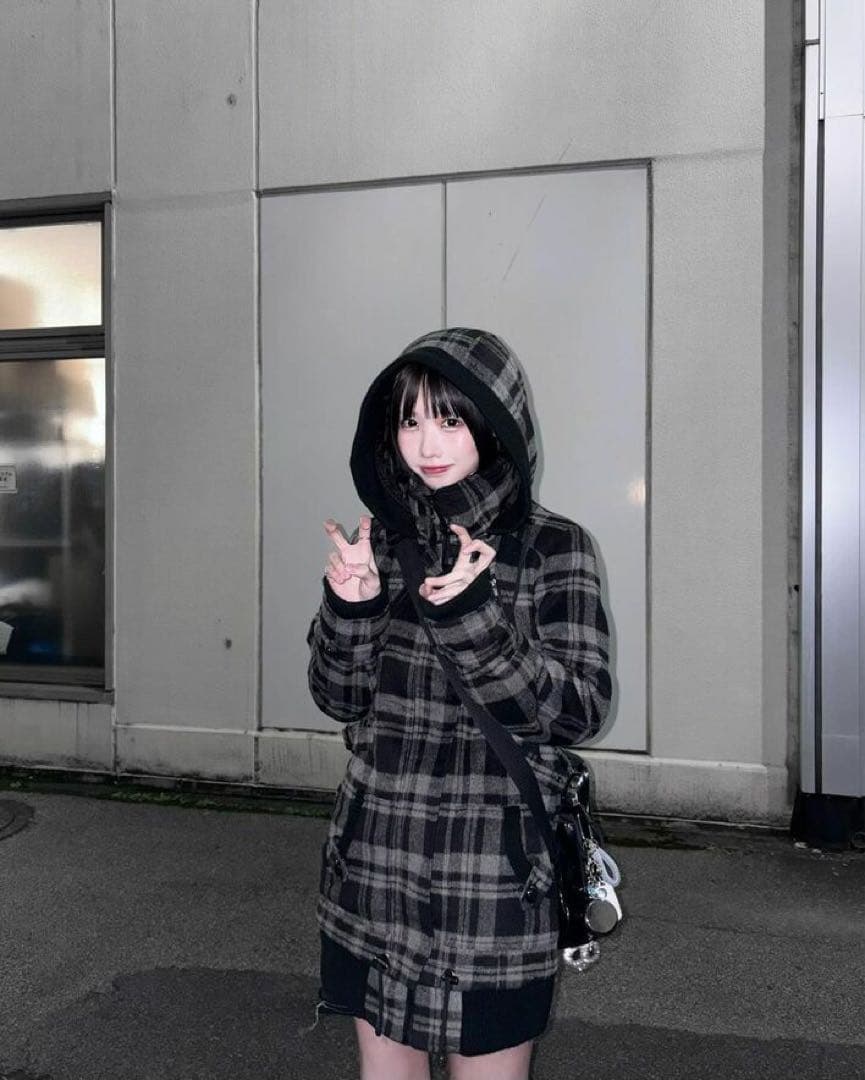 あのちゃん着用 crazy angel チェックコート