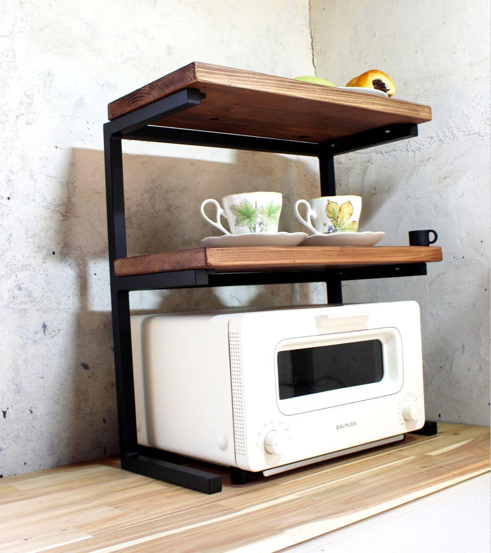 アイアン2段トースターラック