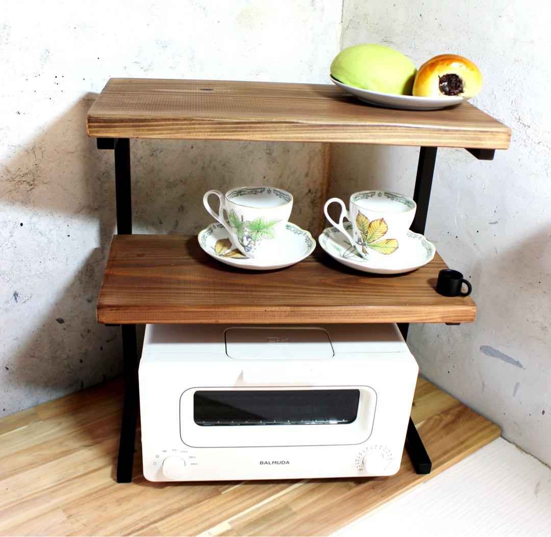 アイアン2段トースターラック