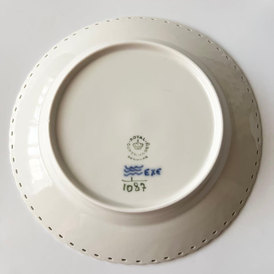 ロイヤルコペンハーゲン ブルーフルーテッド フルレース プレート2枚③