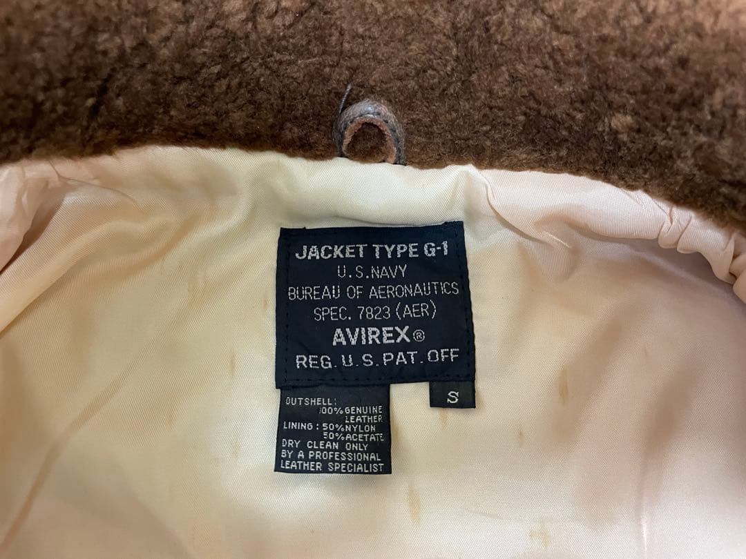 【美品 30th記念モデル】 AVIREX G-1 Blue Angels