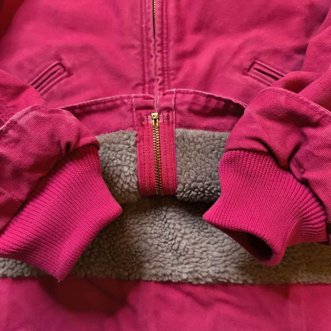 Carhartt シエラジャケット ピンク 裏ボア アクションプリーツ L