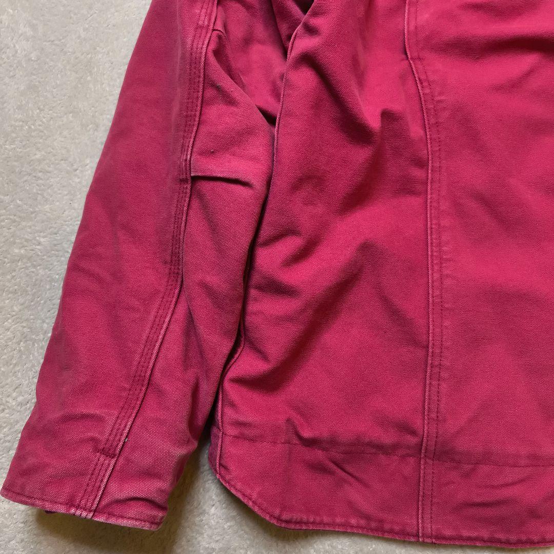 Carhartt シエラジャケット ピンク 裏ボア アクションプリーツ L