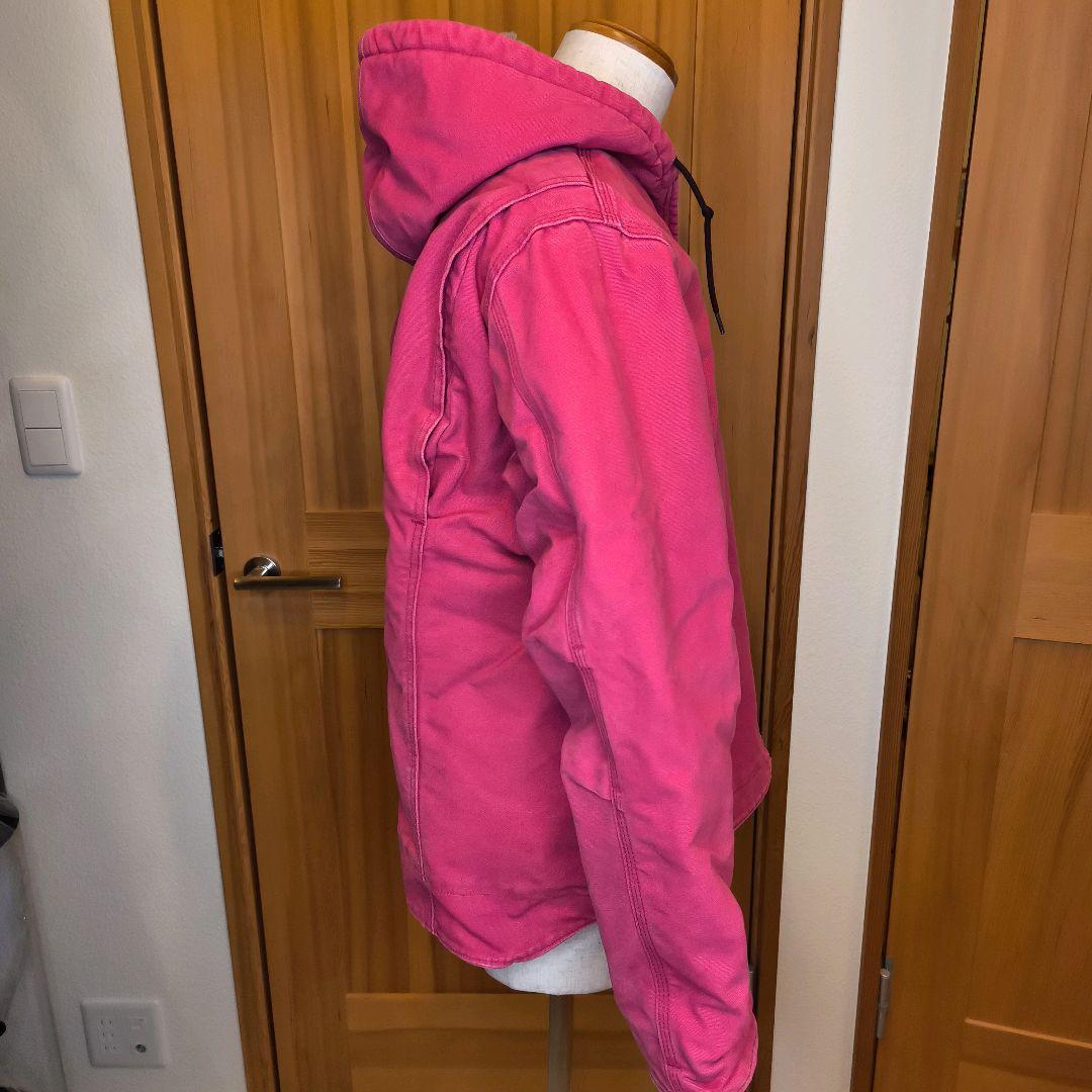 Carhartt シエラジャケット ピンク 裏ボア アクションプリーツ L