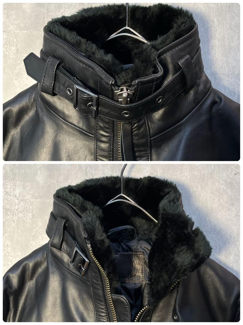 美品☆ リューグーレザーズ 本革 馬革 ホースレザー ライダースジャケット