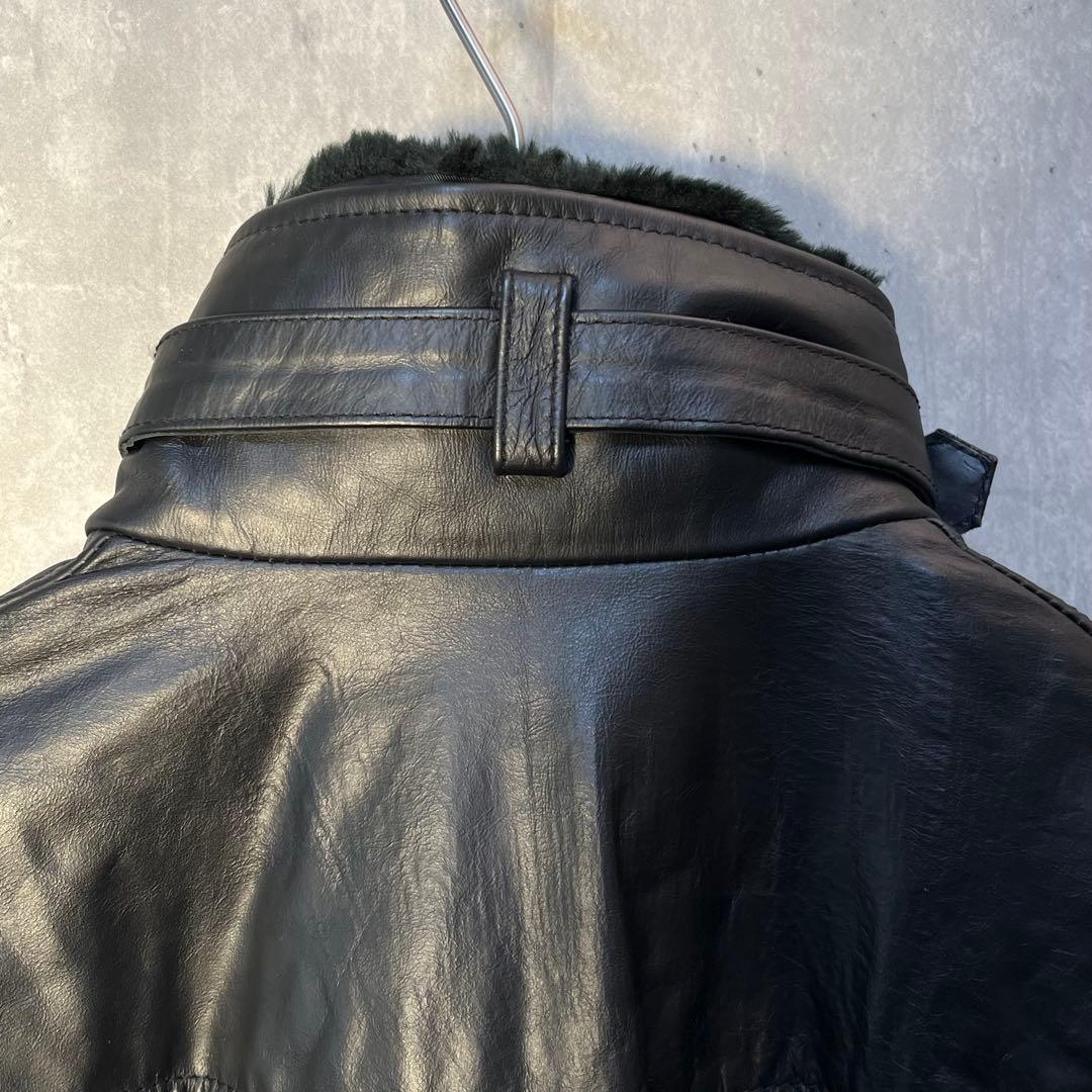 美品☆ リューグーレザーズ 本革 馬革 ホースレザー ライダースジャケット