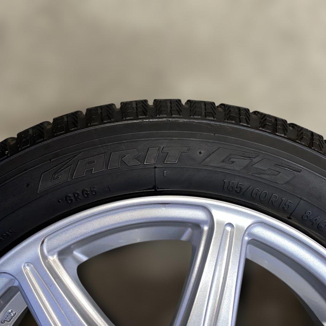 バリ溝‼️トーヨースタッドレスセット185/60R15 旧型シエンタ　送料無料