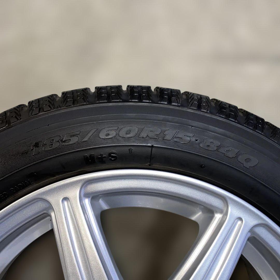 バリ溝‼️トーヨースタッドレスセット185/60R15 旧型シエンタ　送料無料