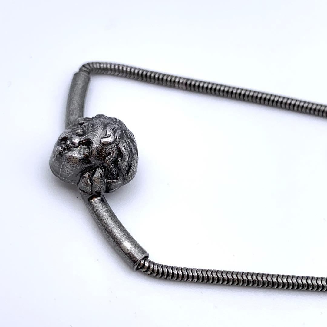 ジャンポール ゴルチエ Gaultier シルバー チェーンネックレス フェイス