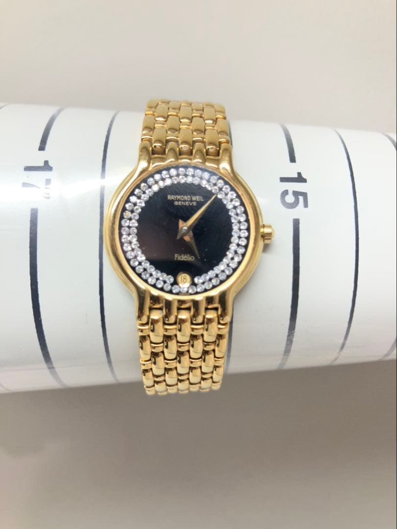 レイモンドウェイル フィデリオ ゴールド レディース 腕時計 クォーツ 美品
