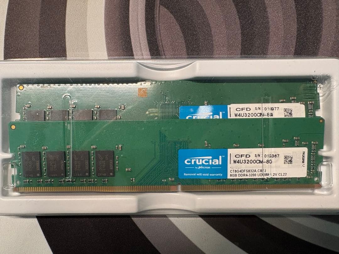 メモリー Crucial DDR4-3200 8GBx4 32GB