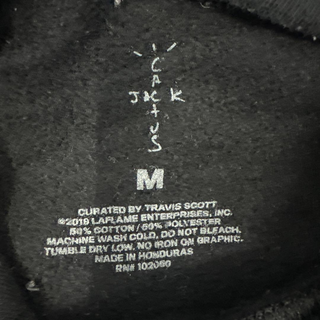 123 カクタスジャック トラヴィススコット HIGHEST パーカー 黒 M