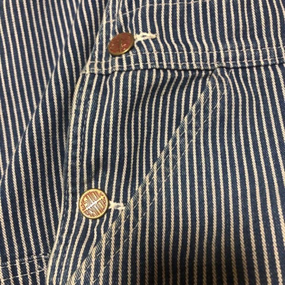 USA製！ラウンドハウス　オーバーオール　ヒッコリー