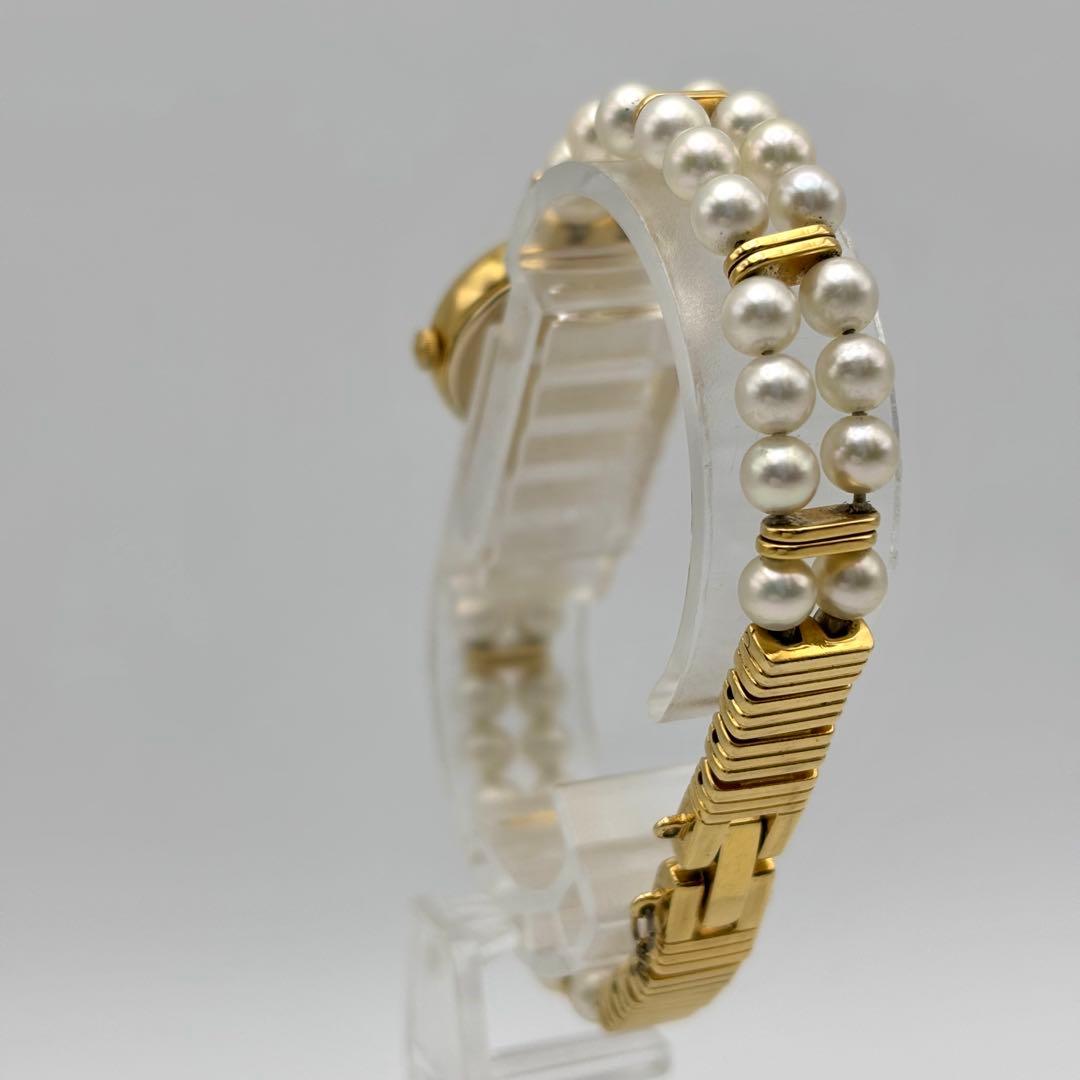 美品✨ミキモト MIKIMOTO JAL パールウォッチ　シェル　腕時計 ドレス