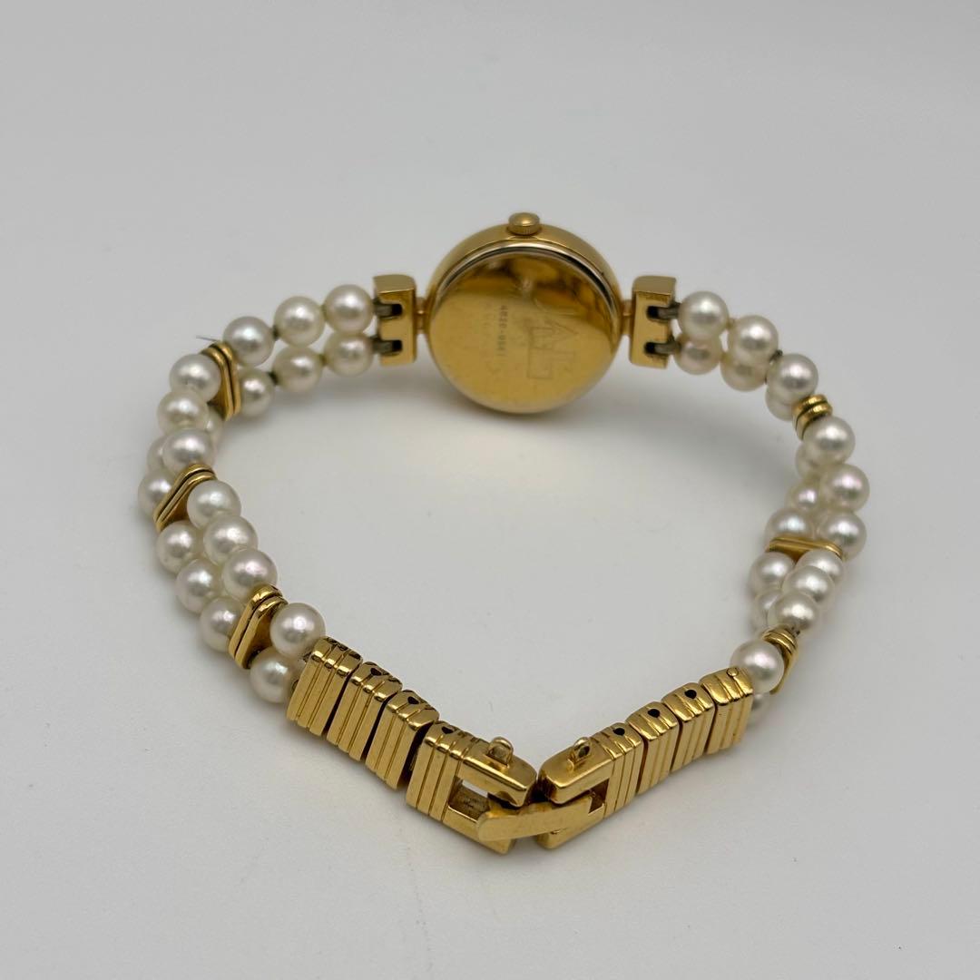 美品✨ミキモト MIKIMOTO JAL パールウォッチ　シェル　腕時計 ドレス
