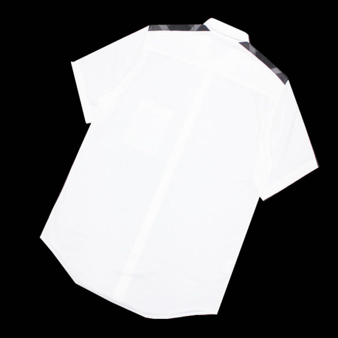 新品 L ブラックレーベル クレストブリッジ CBチェック ジャージー半袖シャツ