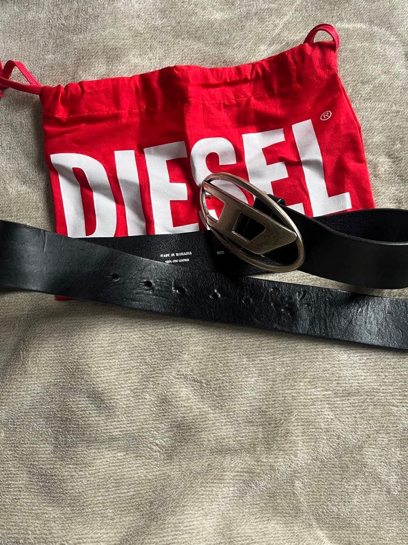 CHACAE DIESEL レザーベルト B-1DR 巾着付き