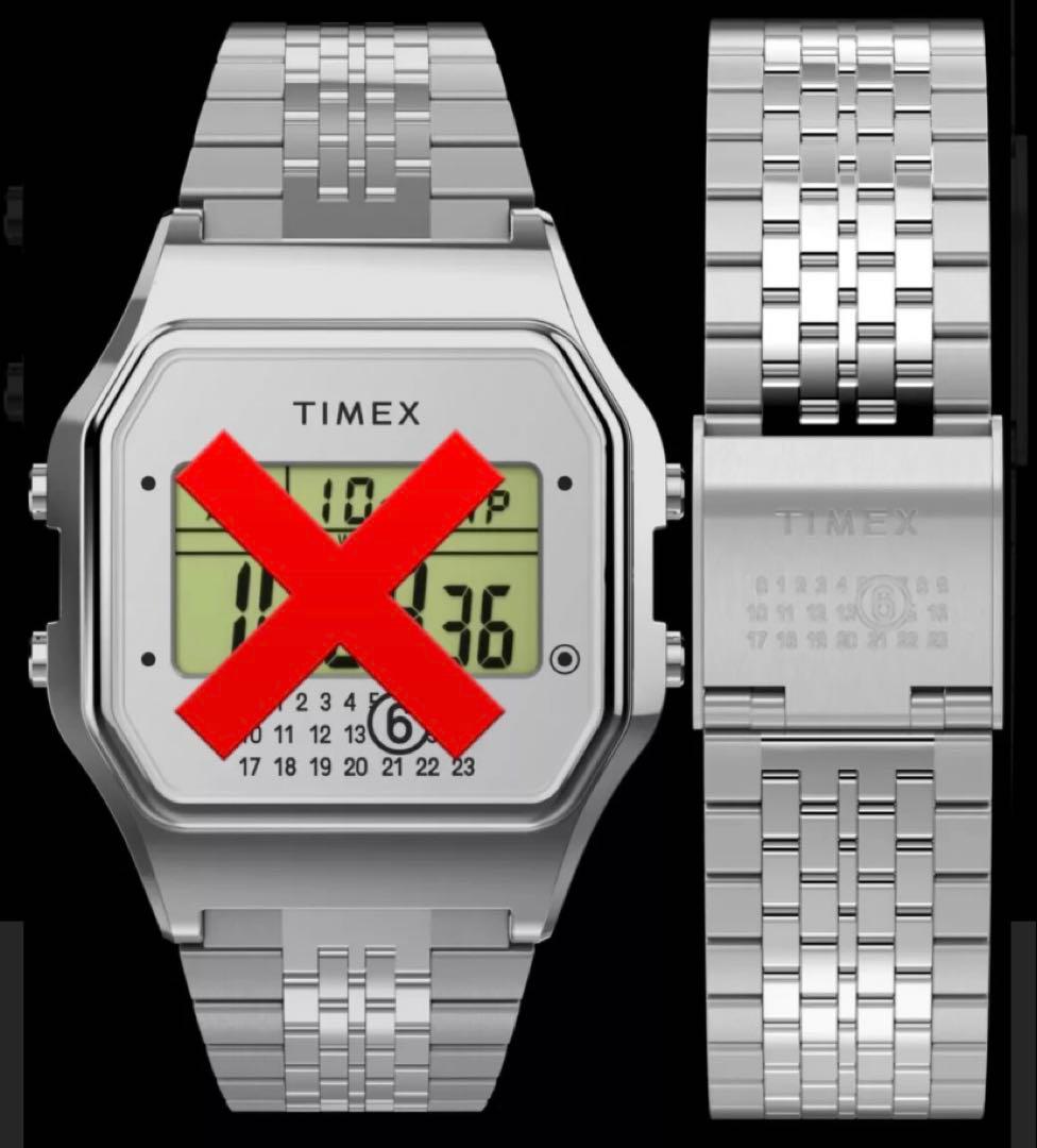 即完売　シルバー　ブレスレットのみ　タイメックス×メゾンマルジェラ