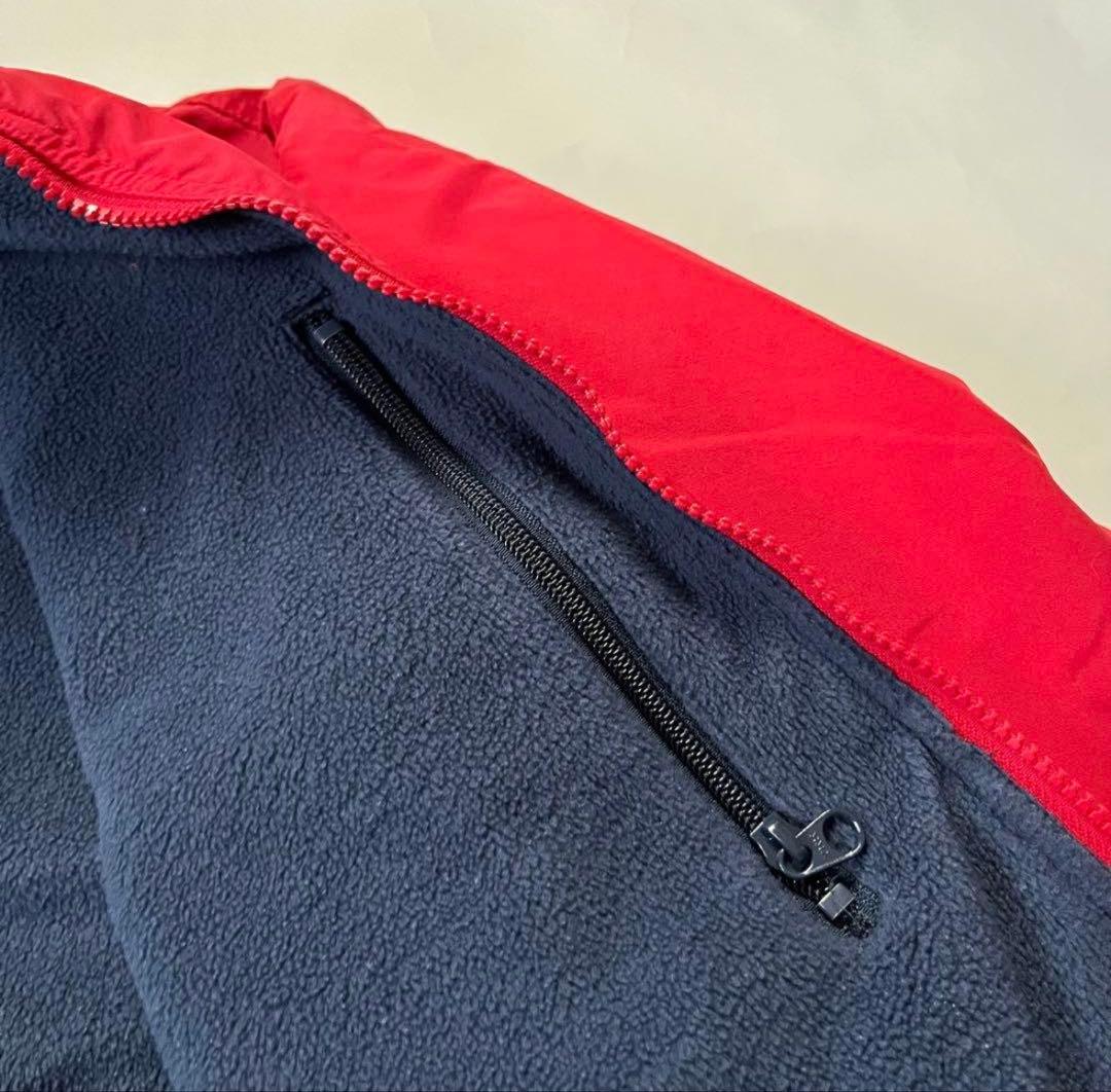 コロンビア　ウォームアップナイロンジャケット フリース XL レッド