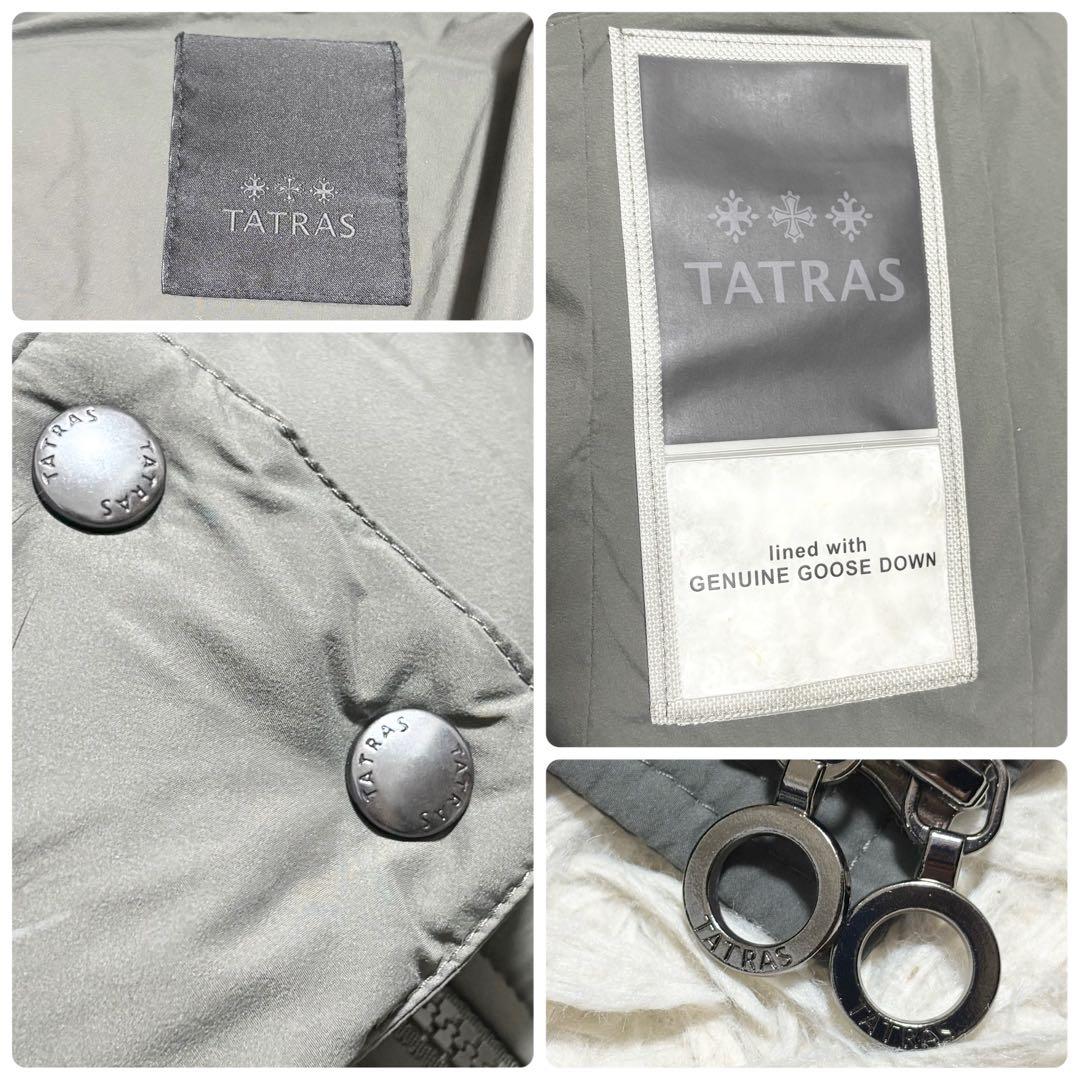 未使用級✨TATRAS VERENA ダウンジャケット チャコールグレー 03