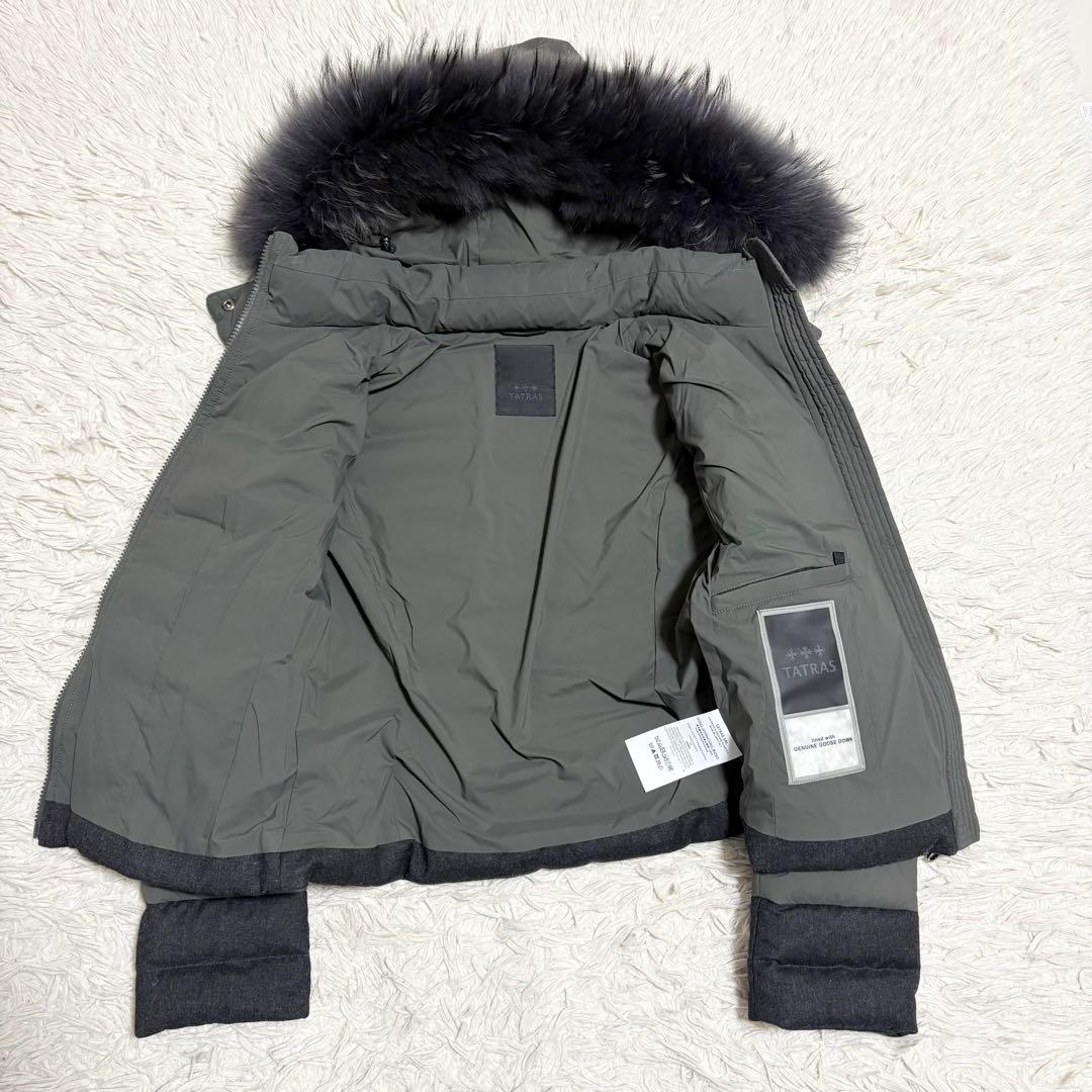 未使用級✨TATRAS VERENA ダウンジャケット チャコールグレー 03